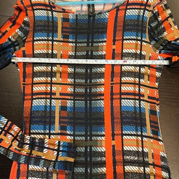 PIANURASTUDIO ROMA vintage punk goth long sleeve mini dress/top size euro 48 - M - Picture 5 of 9